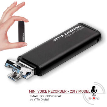 Mini podsłuch kamuflowany - slim - dyktafon aktywowany głosem 8 GB